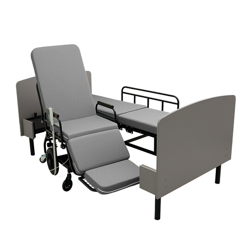 Dual Motor 3-in-1 Electric Nursing Bed Wheelchair Stretcher