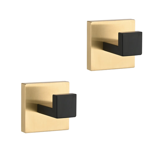 2 Pack Stainless Steel Wall Towel Hooks