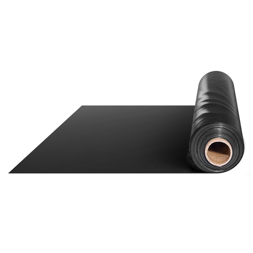10 Mil Heavy Duty Plastic Sheeting Roll 5' x 100' Black