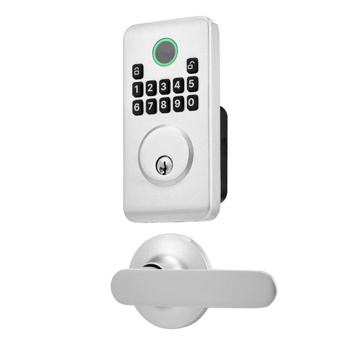 Keyless Electronic Door Lock with Keypad Deadbolt Silver