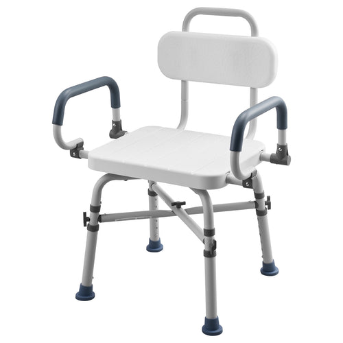 Swivel Shower Chair Bench 500 lbs Heavy Duty Adjustable