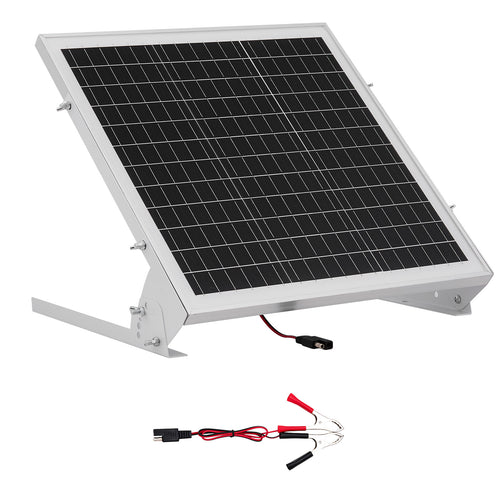20W 12V Solar Battery Trickle Charger, MPPT Controller, IP65, Car Boat RV