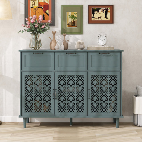 3 Door 3 Drawer Cabinet Bedroom Living Room Storage