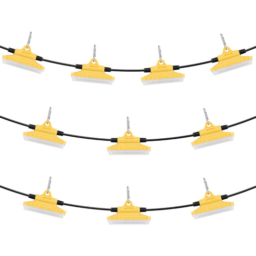 100ft Construction String Lights 150W 15000LM IP65