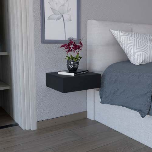 Floating Nightstand - Wall Mounted With Drawer - 15.7" Top