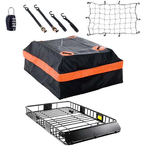Roof Rack Cargo Basket 64x39" 250LB Capacity for SUV Truck RV