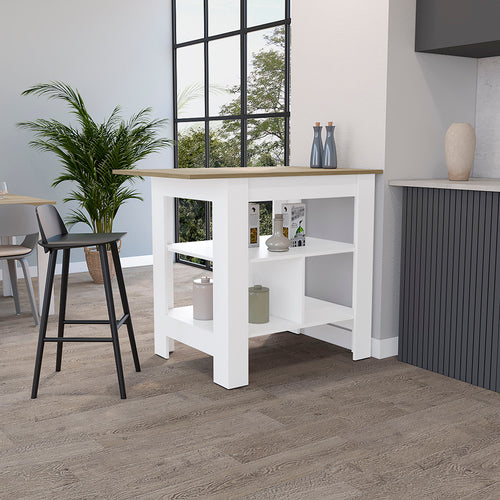 Macondo Kitchen Island Dining Table