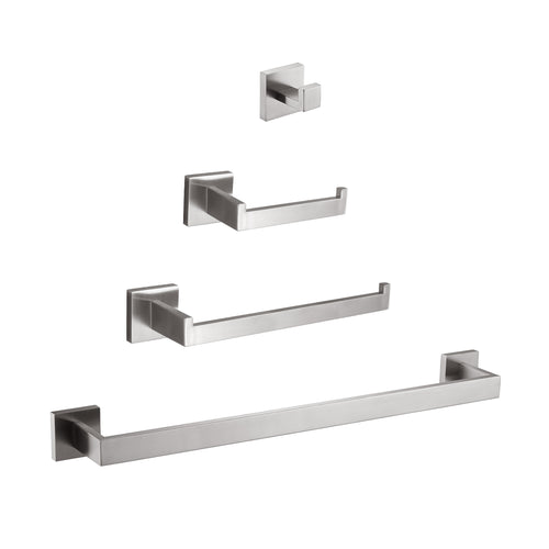 4-Piece Bathroom Hardware Set