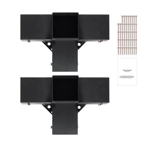 4x4 Heavy Duty Corner Bracket Kit for Pergolas Gazebos