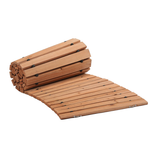 Curved Wooden Garden Pathway Roll 8 ft x 17 in