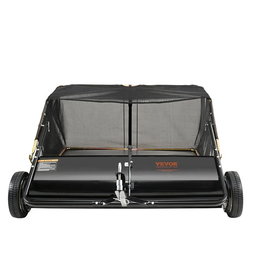 50' Tow Behind Lawn Sweeper 26 Cu. Ft. Leaf Grass Collector