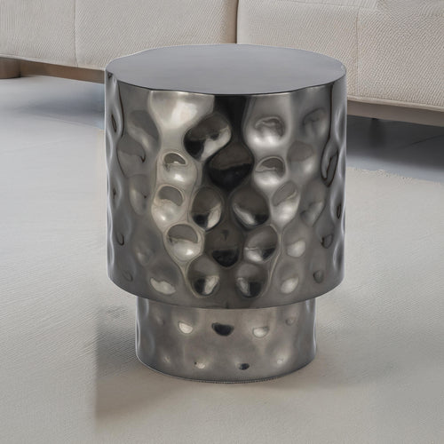 ET-90-30-16 Modern Metal End Table 30" Nickel