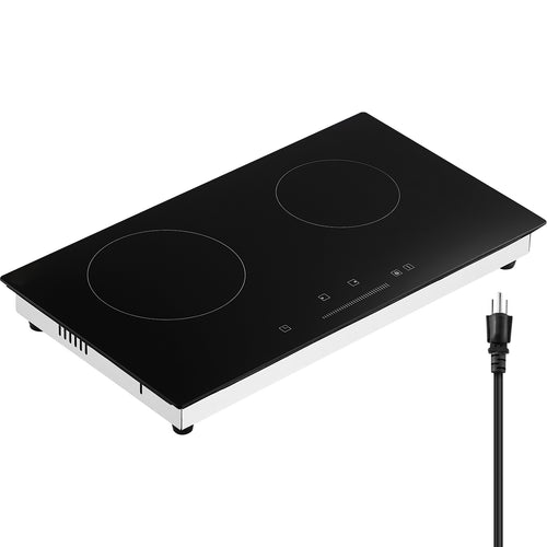 2 Burner Electric Radiant Ceramic Cooktop 23.6" x 13.3