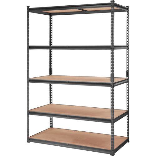 5-Tier Metal Storage Shelving Unit 48"L x 24"W x 72"H