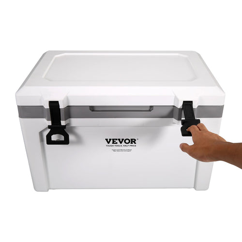 52 Qt Insulated Cooler, 50 Can Capacity, 6 Day Ice Retention