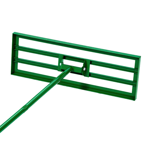 Heavy-Duty Lawn Leveling Rake with 78" Steel Handle