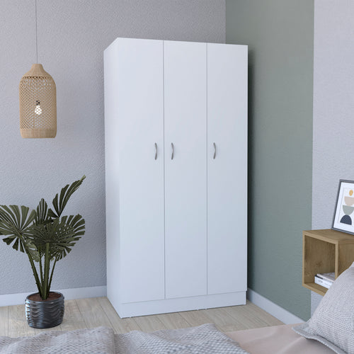 2-Drawer Engineered Wood Dresser White