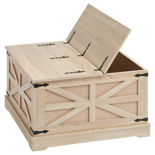Engineered Wood Coffee Table with Storage