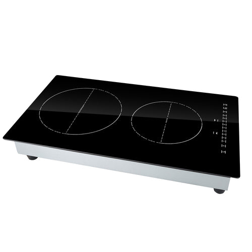 2 Burner 12" Induction Cooktop 3000W LED Touch Screen Child Lock