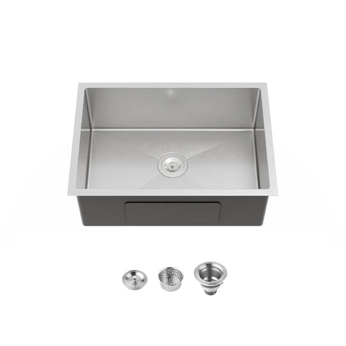 27x19 Stainless Steel Single Bowl Undermount Kitchen Sink