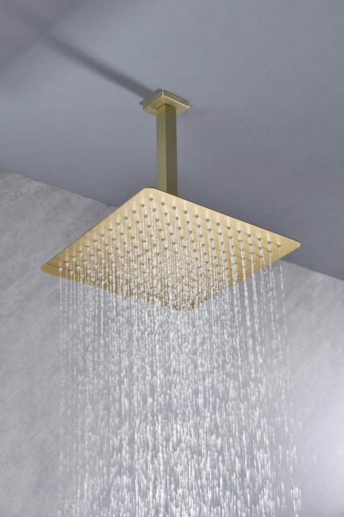 10" High Pressure Rain Shower Head Rainfall Showerhead