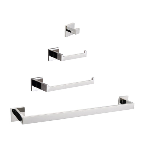 4-Piece Bathroom Hardware Set