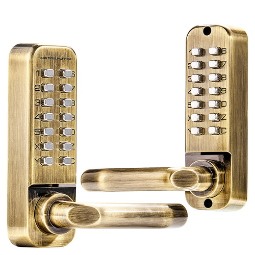 Mechanical Keyless Entry Door Lock 14 Key Outdoor Fence