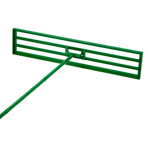 Heavy-Duty Lawn Leveling Rake 78" Steel Handle