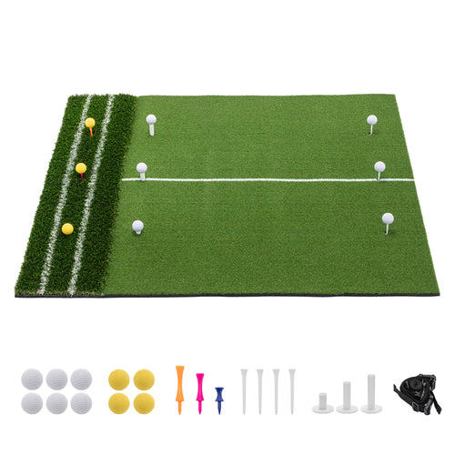 5x4 Golf Practice Mat with 9 Tee Positions Indoor Outdoor