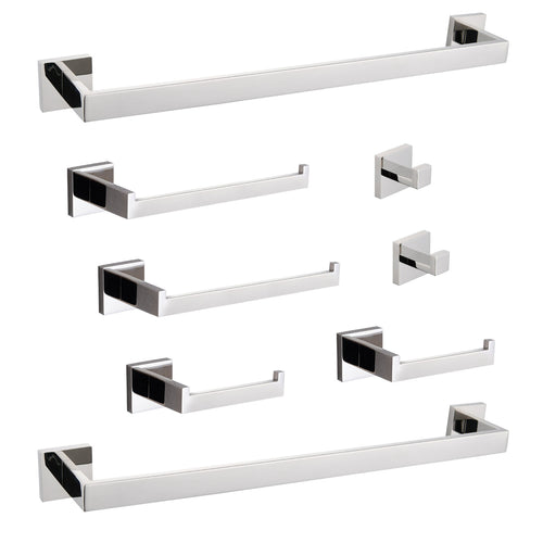 8-Piece Bathroom Hardware Set