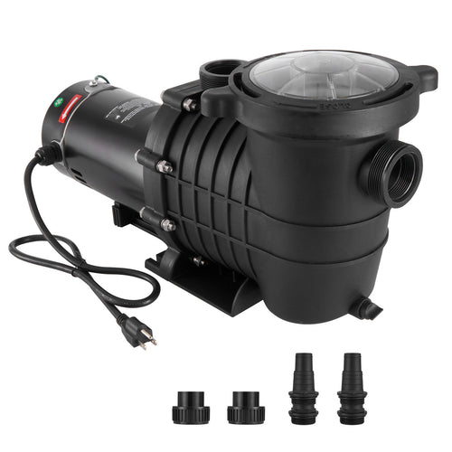 1HP 80 GPM Above Ground Pool Pump 110V/240V 3450RPM