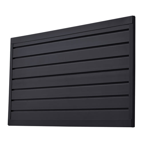 2x4 ft Black PVC Slat Wall Paneling Garage Slatwall Modular