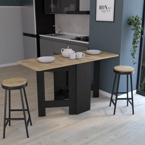 Gateleg Folding Table Space-Saving Compact Design