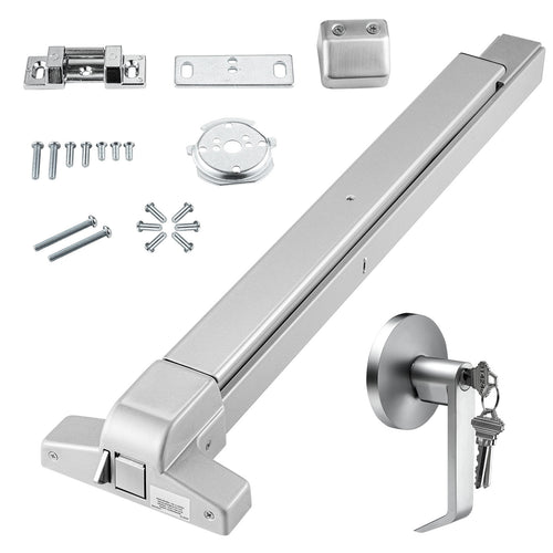 Carbon Steel Panic Bar Exit Door Lock with Lever and Keys