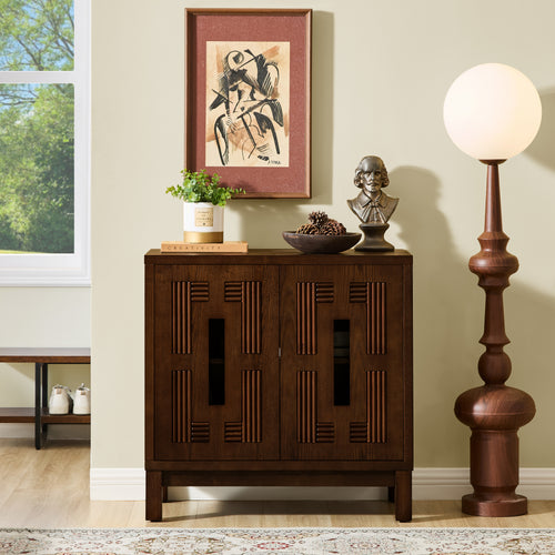 31.5" Mid Century Modern Sideboard Cabinet with Storage