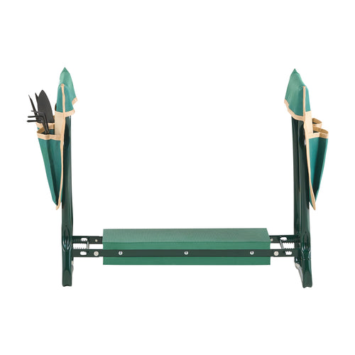 Garden Kneeler and Seat 6" EVA Pad Folding Garden Stool Heavy Duty Garden Bench