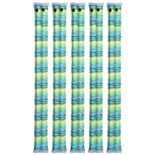 28 Gauge Reflective Double Chamber Water Bags for Pool Cover 5 Pack 8ft
