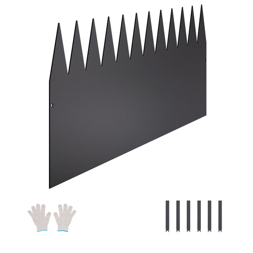 Steel Landscape Edging 40 x 12 inch Rust-Resistant 4 Pack