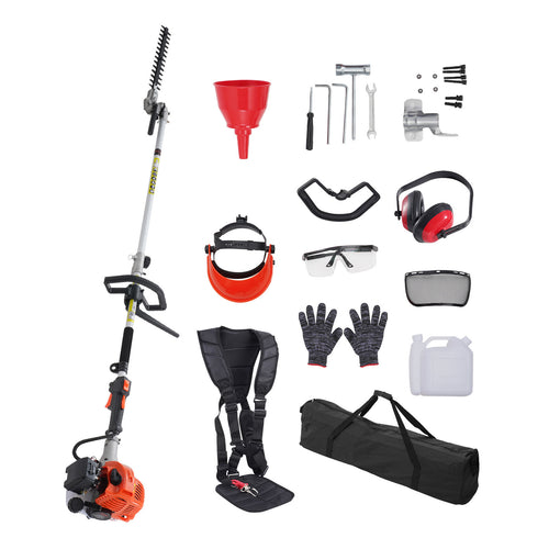 26CC Gas Hedge Trimmer 15.7" Dual Blade Pole Trimmer