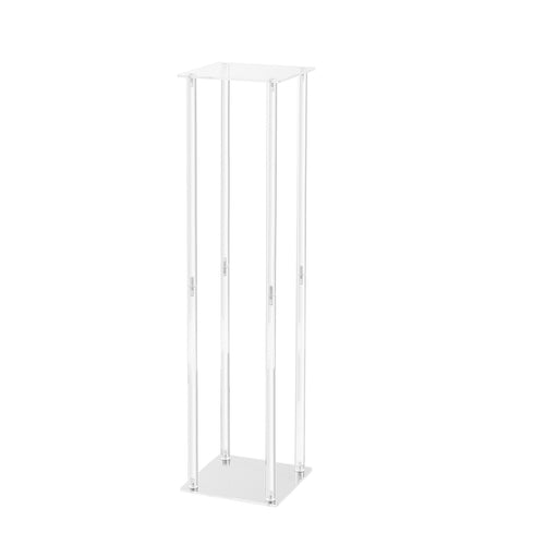 10Pcs 23.6" Acrylic Wedding Flower Stand Centerpiece Geometric