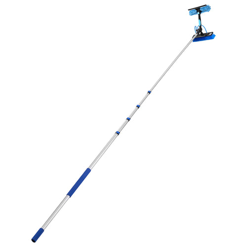 Solar Panel Cleaning Kit 26ft Water Fed Pole Brush