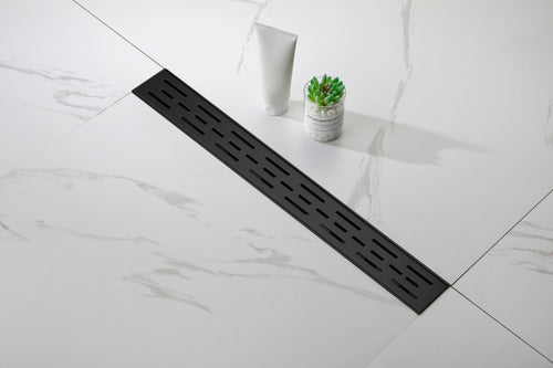 24" Linear Shower Drain 304 Stainless Steel with Grate
