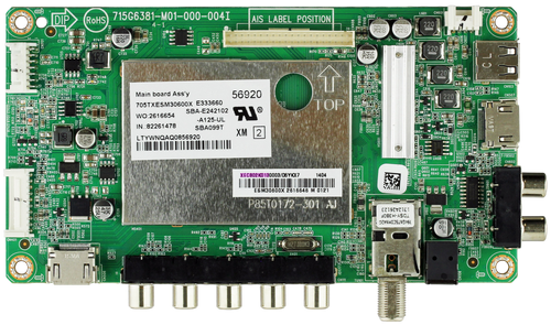 Vizio 756XECB02K013 Main Board for E390-A1 (LTYWNQAQ serial)