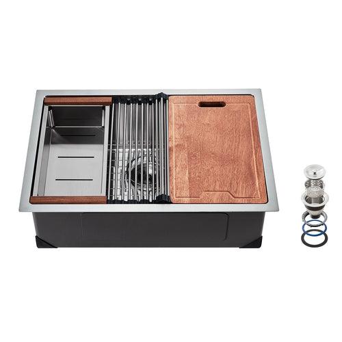 27 inch Stainless Steel Undermount Single Bowl Farmhouse Sink