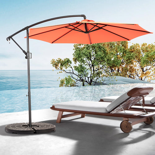 Best Choice Products 10ft Offset Hanging Market Patio Umbrella w-Easy Tilt