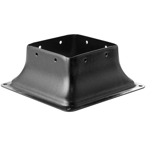 Post Base 4x4 10Pcs, Internal 3.6"x3.6" Heavy Duty Powder-Coated Steel Post