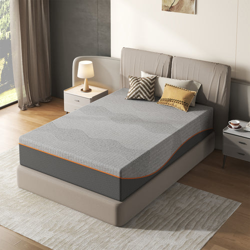12 Inch Memory Foam Twin Mattress, Medium Feel, Cooling