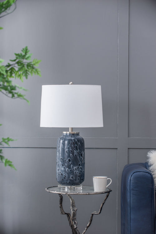 Ellis Glass Table Lamp 16.9" x 28
