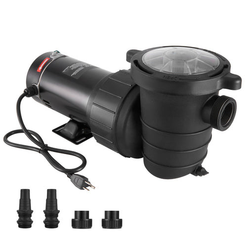 1HP 80 GPM Above Ground Pool Pump 120V 3450 RPM