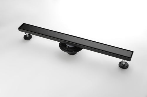 36" Linear Shower Drain with Hair Strainer and Leveling Feet